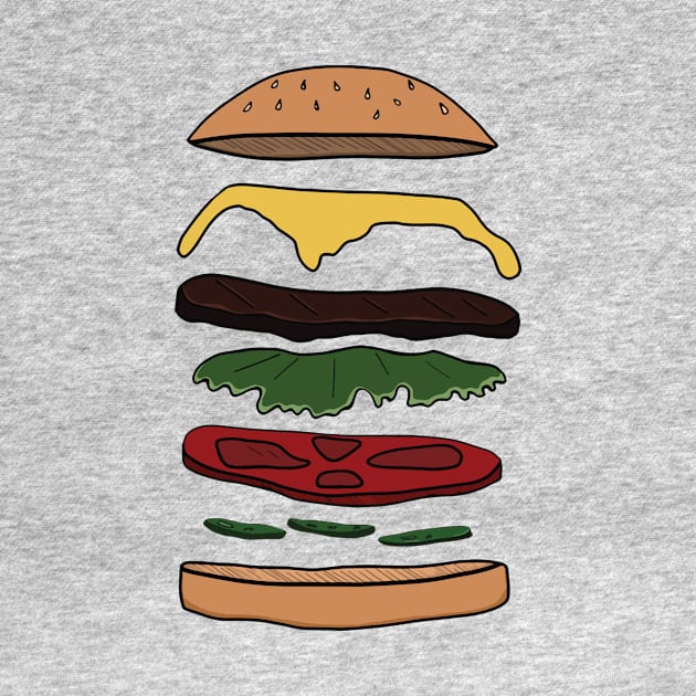 colored burger layers by fradj